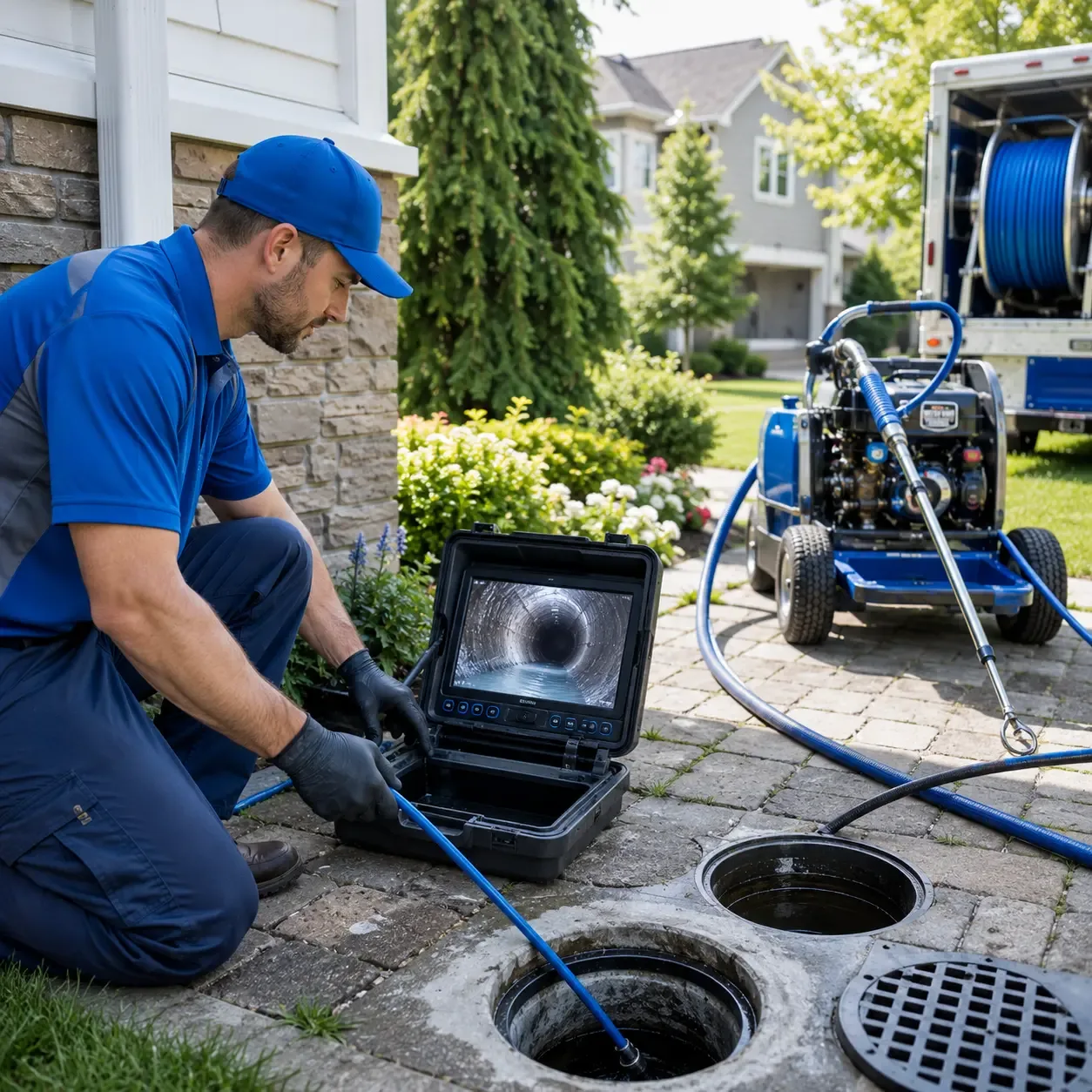 Outdoor drain cleaning professionals serving Chandlerville, IL